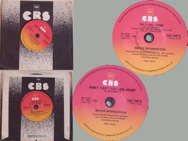 Bruce Springsteen - I'M GOIN' DOWN / JANEY, DON'T YOU LOSE HEART